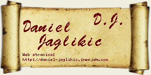 Daniel Jaglikić vizit kartica